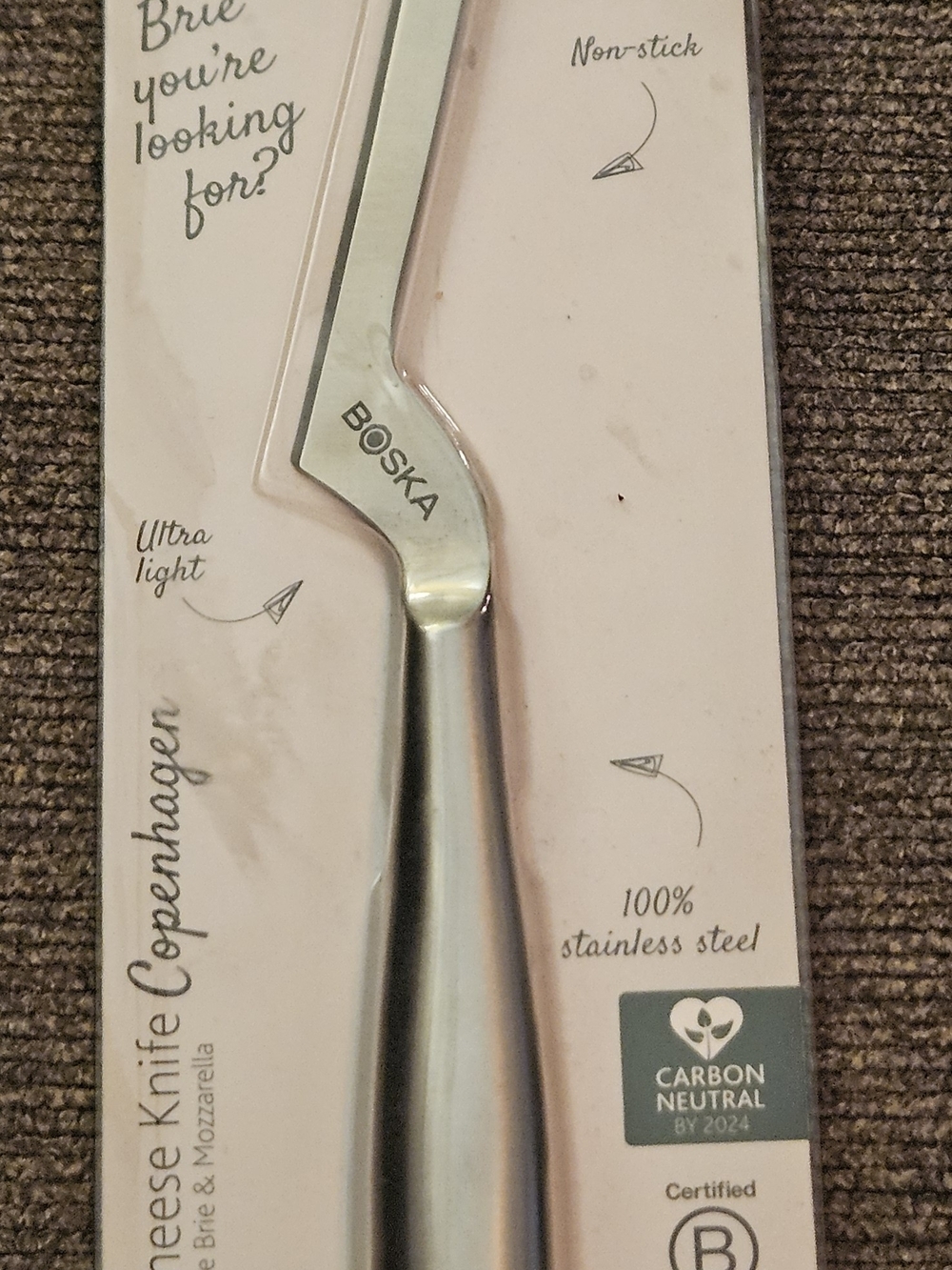 American Cheese Society Soft Cheese Copenhagen Knife Boska Steel Sealed New RARE